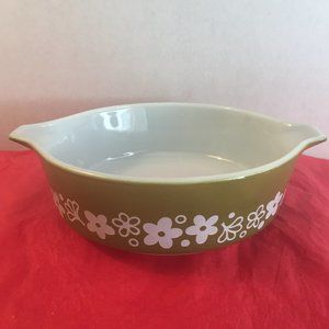 Vintage Green Pyrex Dish